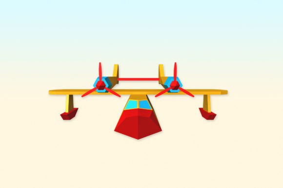DIY Sea Plane - 3d Papercraft