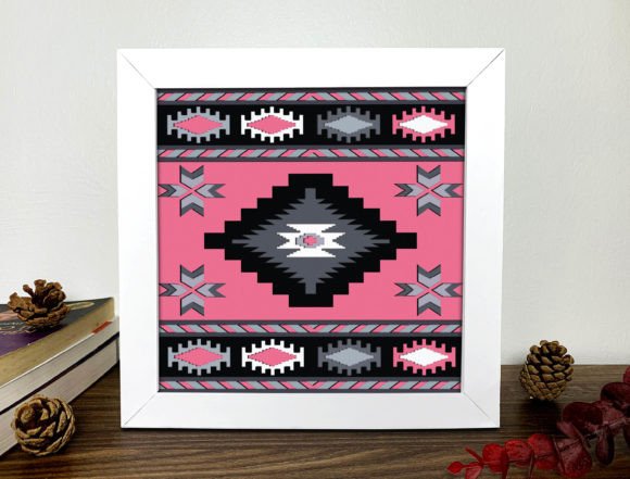 Pattern Western Shadow Box 3D Svg: A Versatile Digital Design for Creative Projects