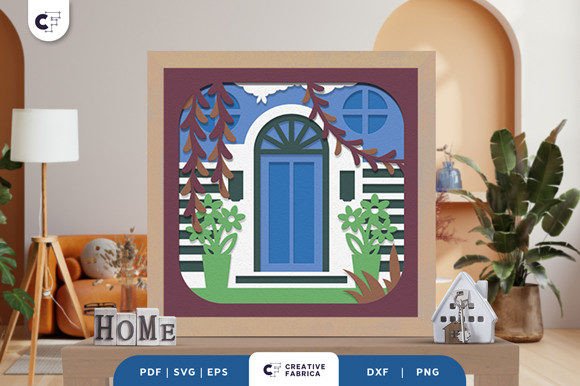 Spring Home Porch 3D Layered Paper Cut: A Unique Way to Enhance Your Living Space